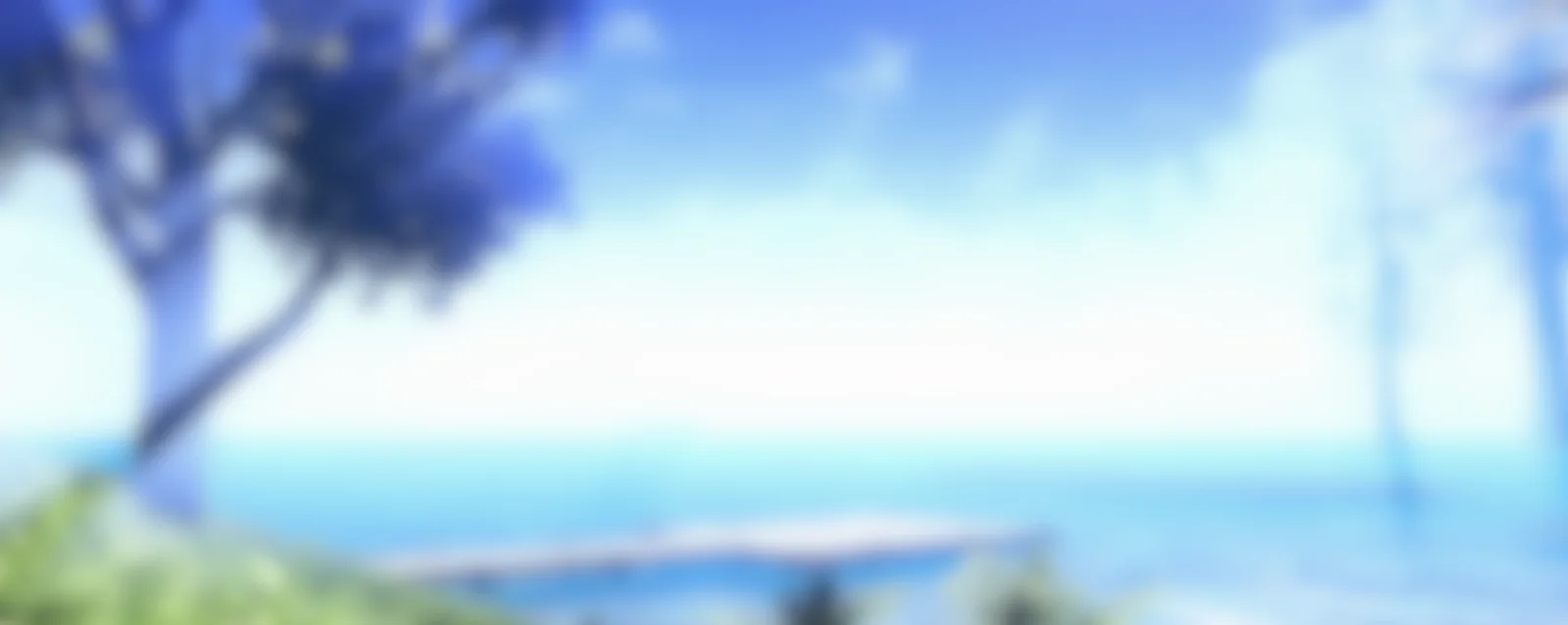 Blue Reflection Second Light Day Scenery